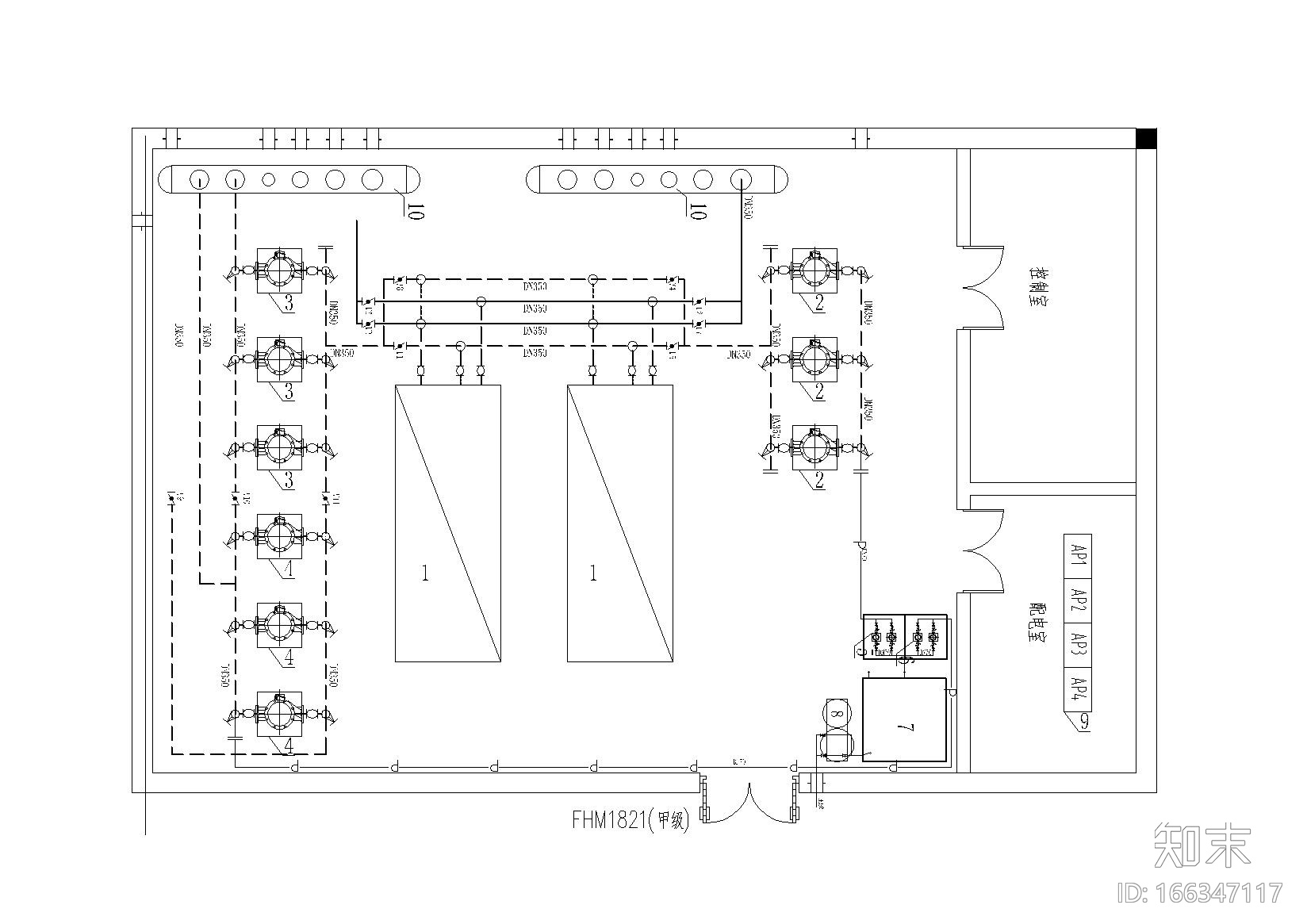 邯郸浩博邱县希望学校暖通施工图cad施工图下载【ID:166347117】