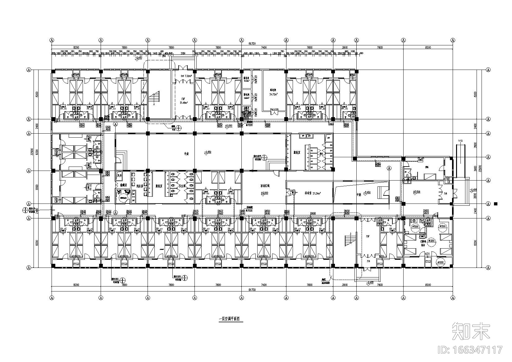 邯郸浩博邱县希望学校暖通施工图cad施工图下载【ID:166347117】