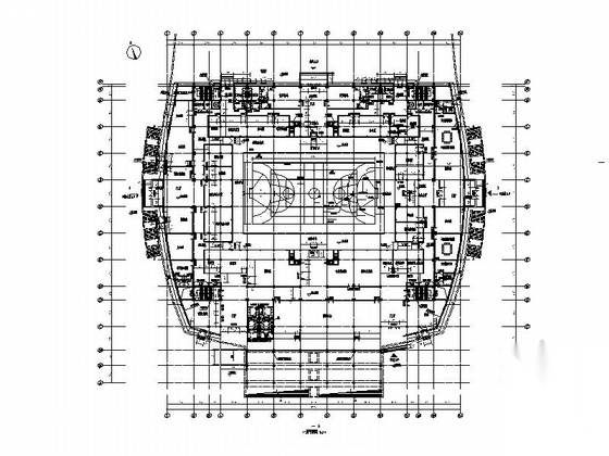 [安徽]大型体育场建筑施工图(含主馆、副馆和体育场施工图下载【ID:164867104】