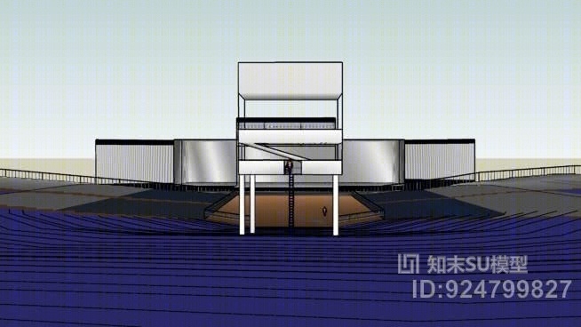 马里亚别墅市两院剧场SU模型下载【ID:924799827】