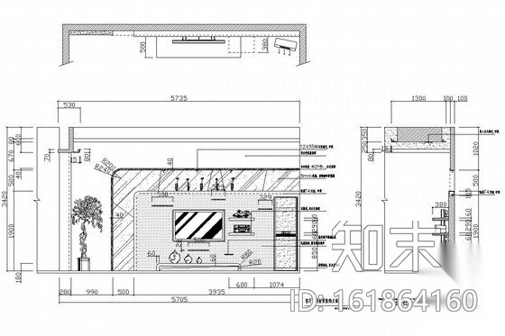 现代简约风格双层别墅室内装修图（含实景照片）cad施工图下载【ID:161864160】