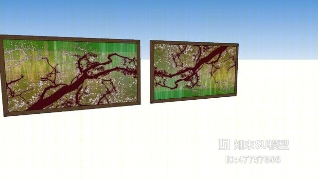 壁画SU模型下载【ID:47757806】