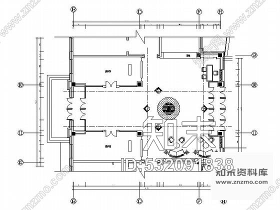 施工图某高速公路服务区综合楼大堂装修施工图含效果cad施工图下载【ID:532091838】