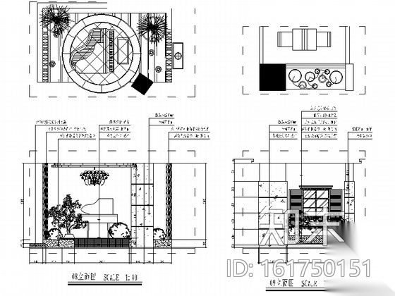 [重庆]低调古典欧式西餐厅室内装修图（含效果）cad施工图下载【ID:161750151】