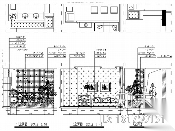 [重庆]低调古典欧式西餐厅室内装修图（含效果）cad施工图下载【ID:161750151】