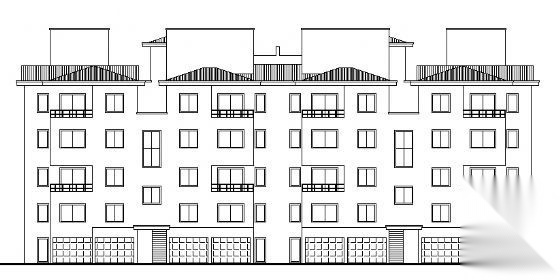 联体别墅建筑施工图施工图下载【ID:151387127】