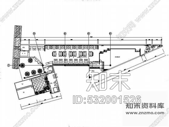 施工图浙江温州特色美食面馆装修设计施工图含效果cad施工图下载【ID:532001526】