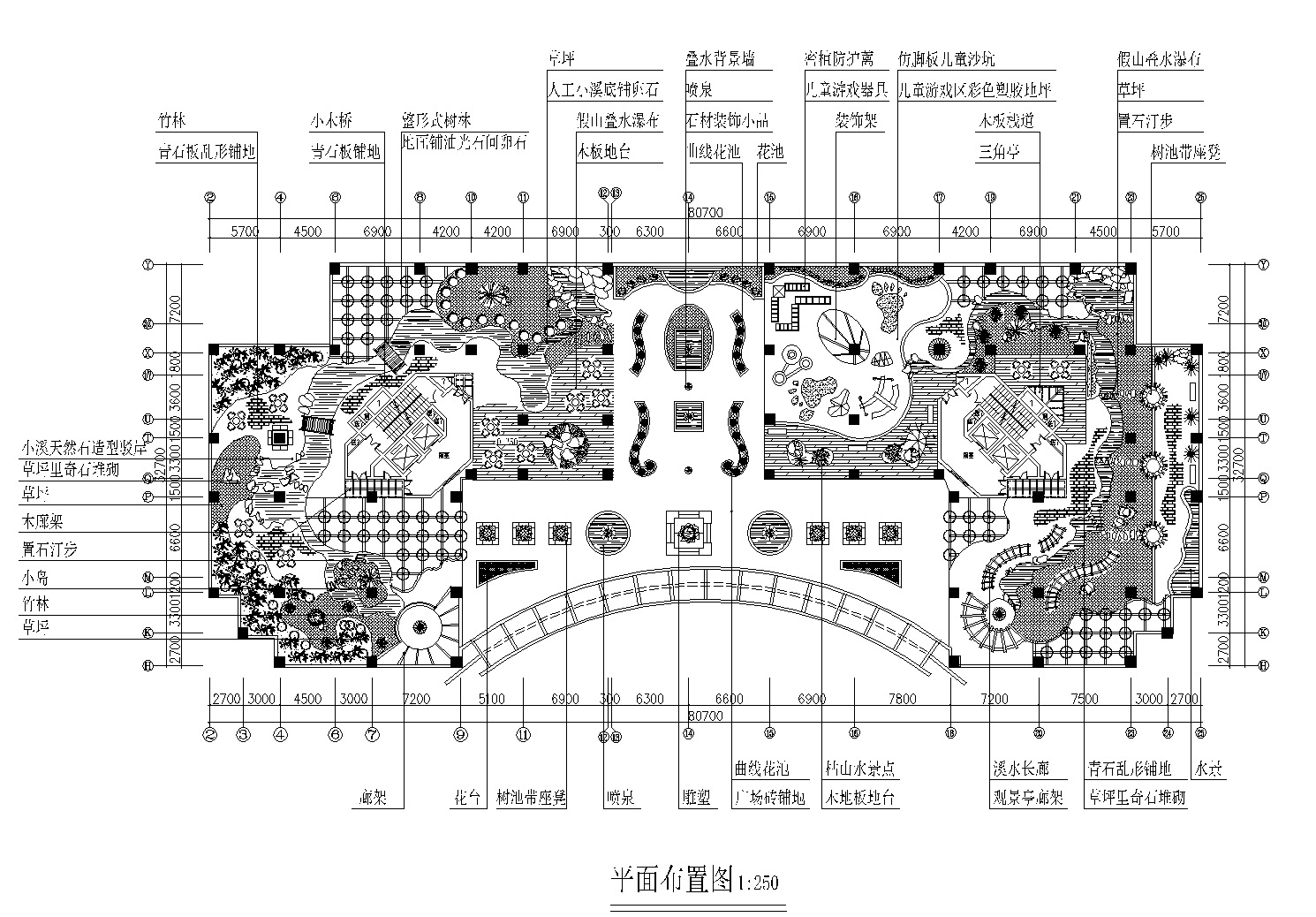 3张屋顶花园景观设计CAD平面图cad施工图下载【ID:160715131】