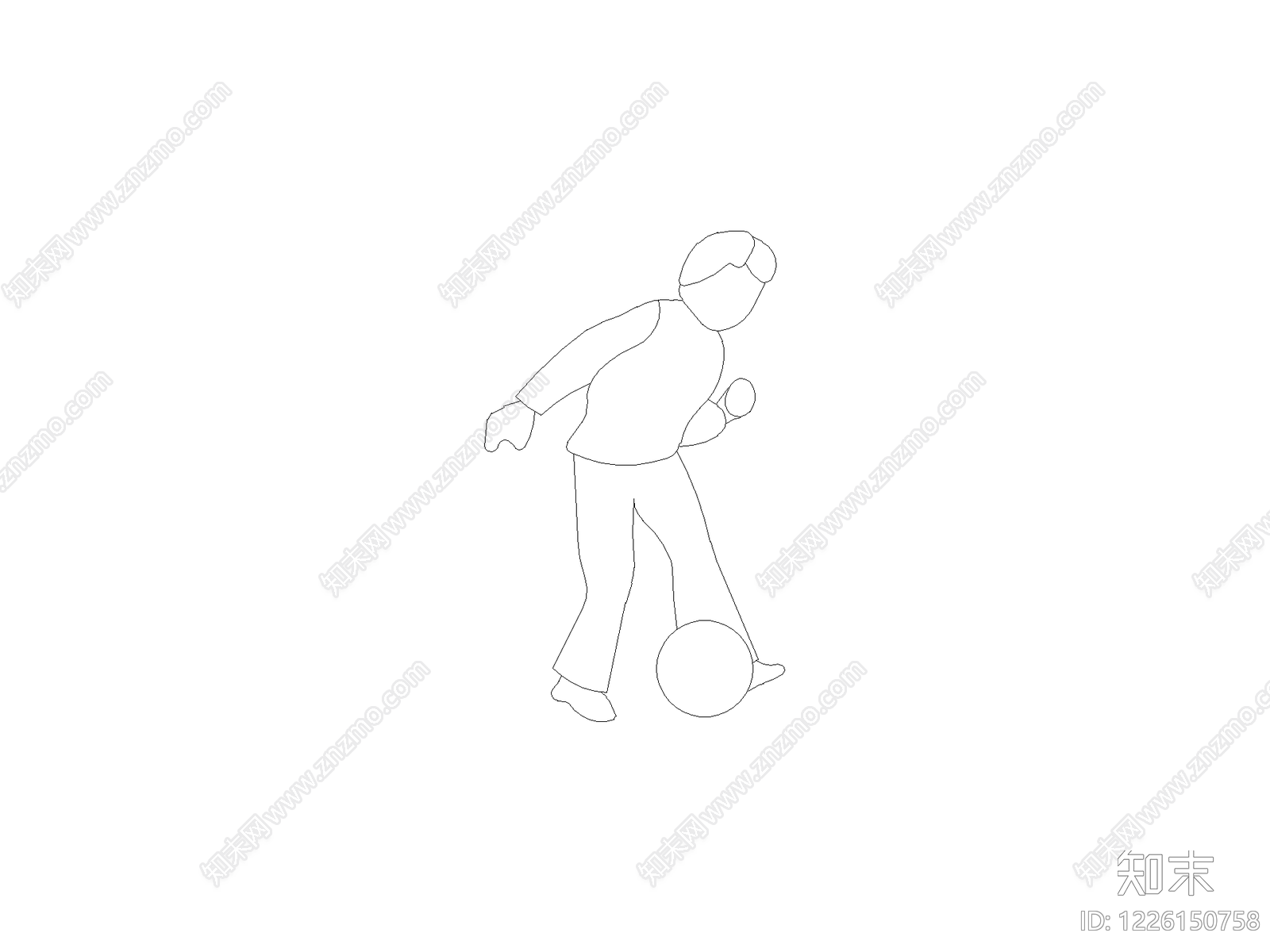 人物cad施工图下载【ID:1226150758】