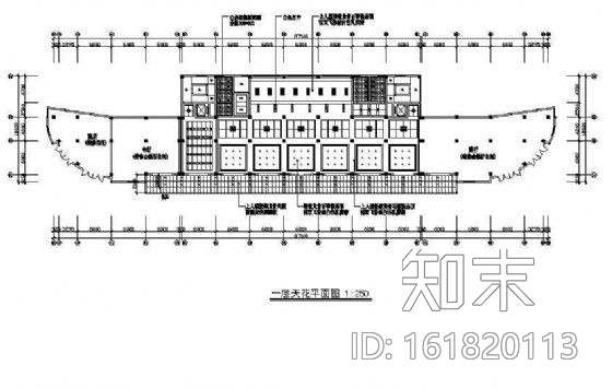 某办公大楼室内装饰cad施工图下载【ID:161820113】