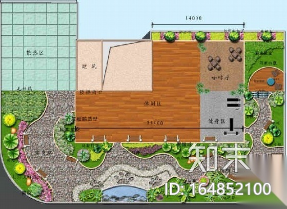 屋顶花园设计方案及概算cad施工图下载【ID:164852100】