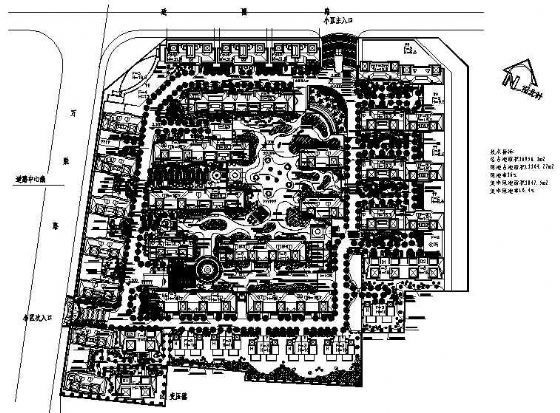 小区全套景观施工图cad施工图下载【ID:161116133】