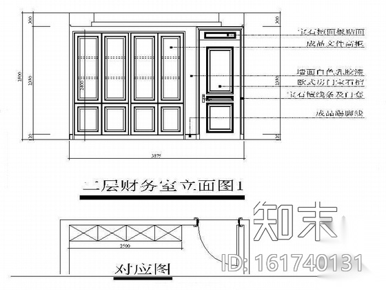 [安徽]某欧式售楼部装修图含效果图cad施工图下载【ID:161740129】