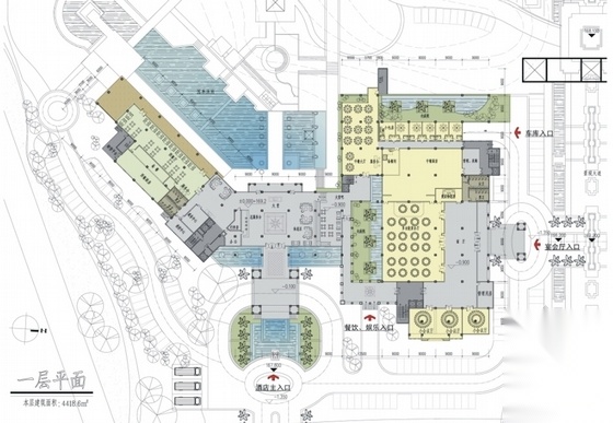 [广东]6层简欧风格五星级酒店建筑施工图（知名设计院&n...施工图下载【ID:165751111】