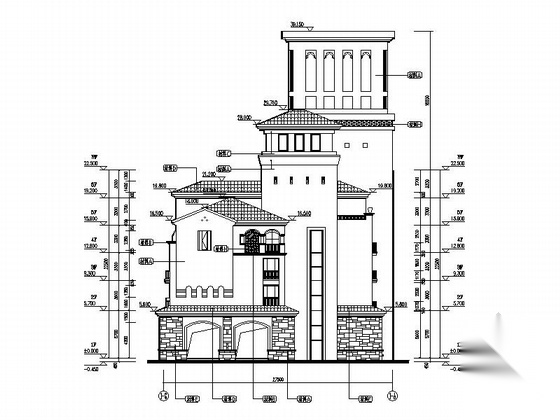 [广东]6层简欧风格五星级酒店建筑施工图（知名设计院&n...施工图下载【ID:165751111】