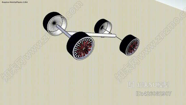 一套轮子可供使用SU模型下载【ID:426082907】