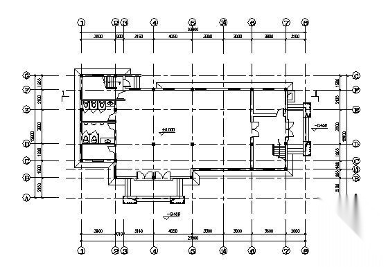 广厦天都城景观建筑施工图-医疗所cad施工图下载【ID:151593120】