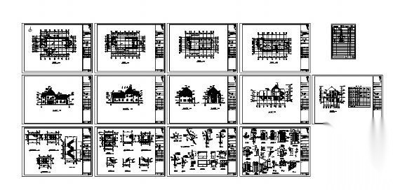 广厦天都城景观建筑施工图-医疗所cad施工图下载【ID:151593120】