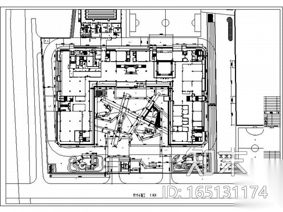 [上海]校园室外绿化景观设计施工图cad施工图下载【ID:165131174】