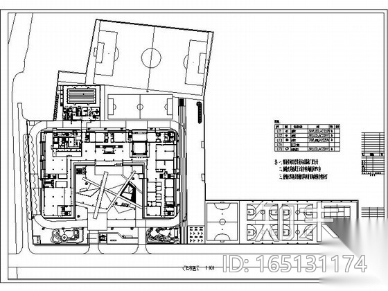 [上海]校园室外绿化景观设计施工图cad施工图下载【ID:165131174】