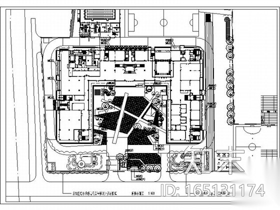 [上海]校园室外绿化景观设计施工图cad施工图下载【ID:165131174】