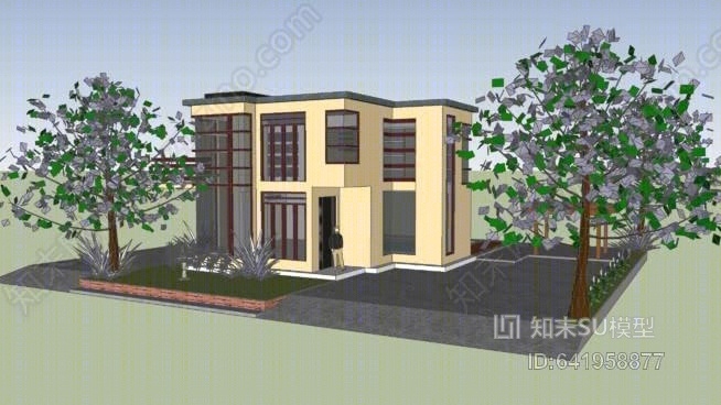 室外SU模型下载【ID:641958877】
