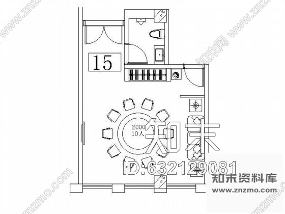 施工图树榴皮饰面装饰会所包厢装修图cad施工图下载【ID:632129081】