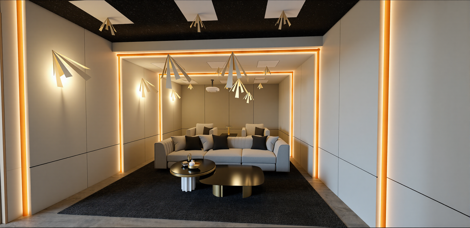 现代接待室SU模型下载【ID:1215200495】