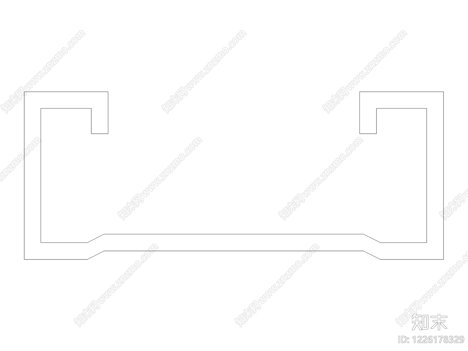 现代装饰线条CAD图纸