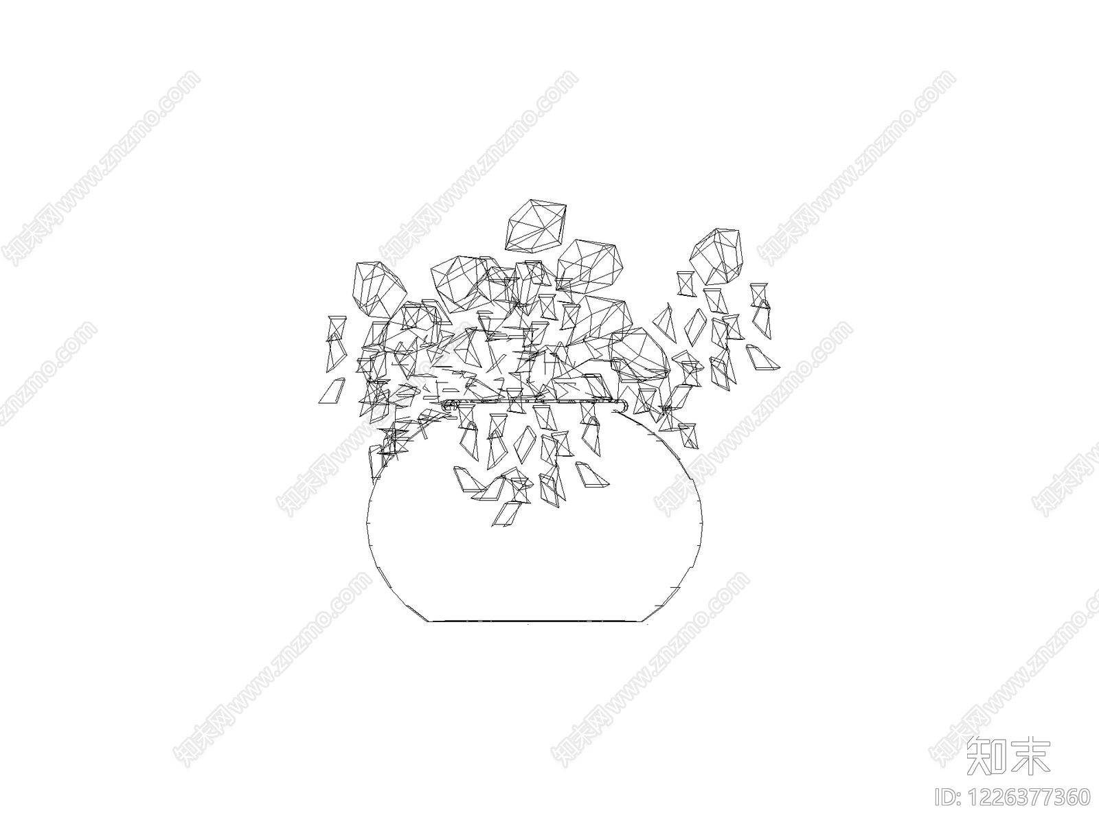 摆件CAD图纸