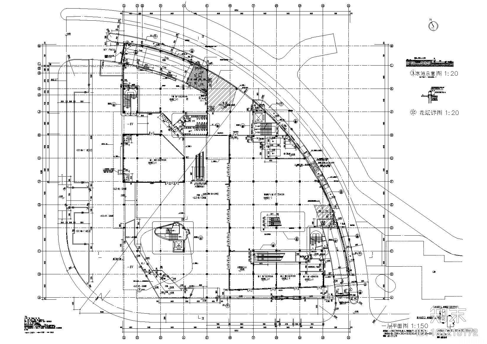 [江西]南昌凤凰城二期商业街工程项目施工图施工图下载【ID:167218172】