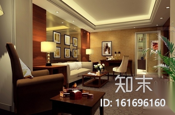 [沈阳]独一无二园林式宾馆室内设计装修图（含方案）cad施工图下载【ID:161696160】