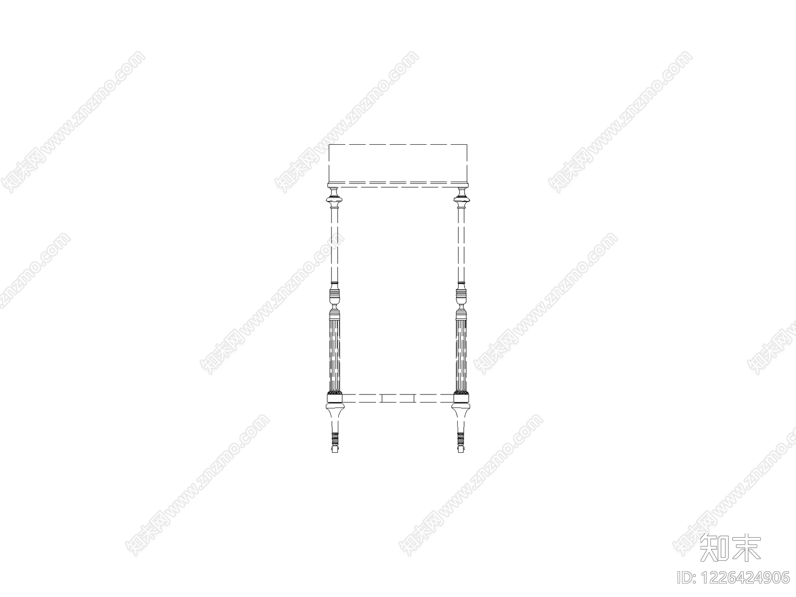 桌子cad施工图下载【ID:1226424906】