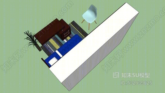 青年宿舍SU模型下载【ID:532039025】