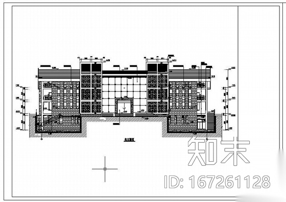 某仿真实验楼呼吸式幕墙工程设计图cad施工图下载【ID:167261128】