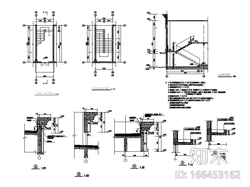 [江苏]单层框架结构烈士纪念馆建筑施工图cad施工图下载【ID:166453162】