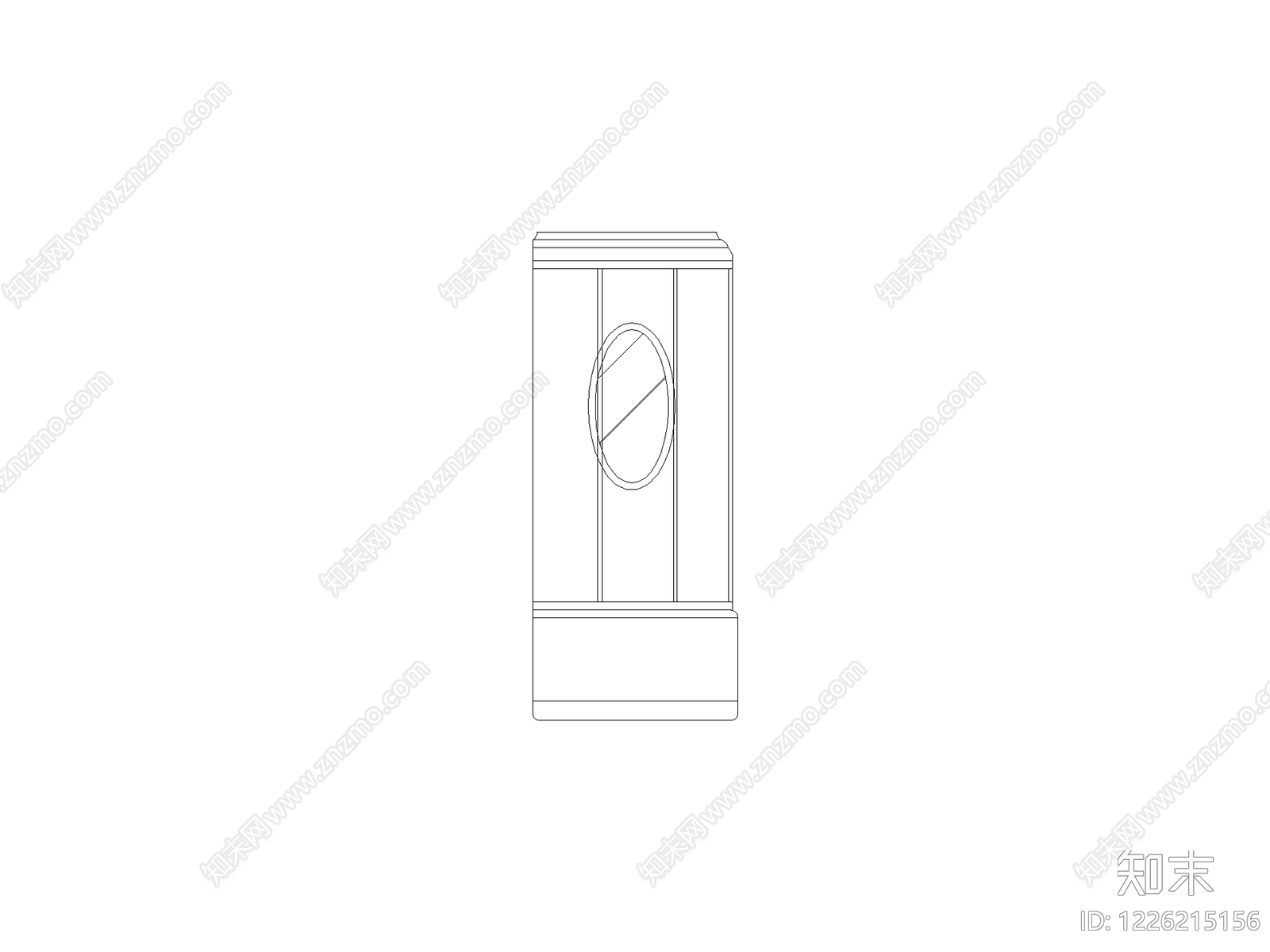 柜子cad施工图下载【ID:1226215156】