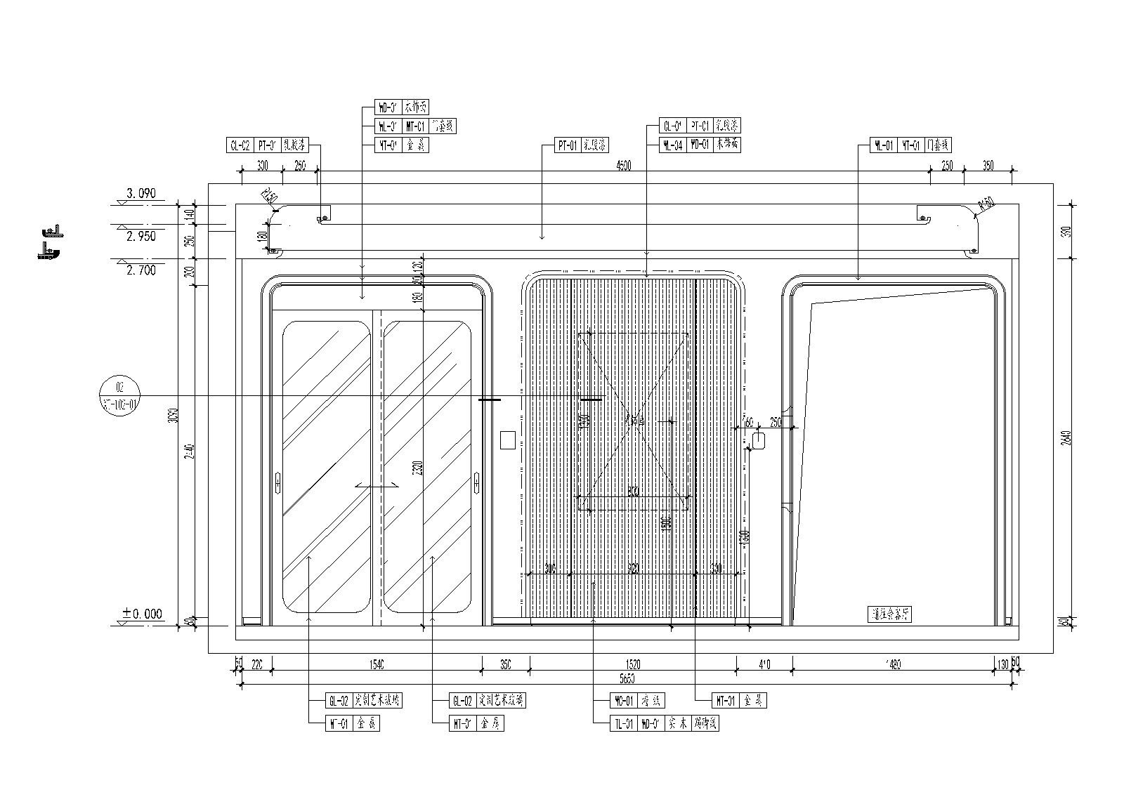 1200㎡超豪华私人独栋别墅全套施工图+方案PPT+高清效果cad施工图下载【ID:160060159】