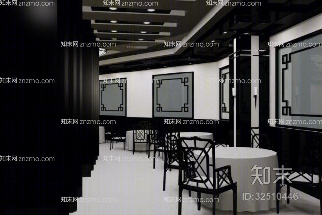 中餐厅13D模型下载【ID:32510446】
