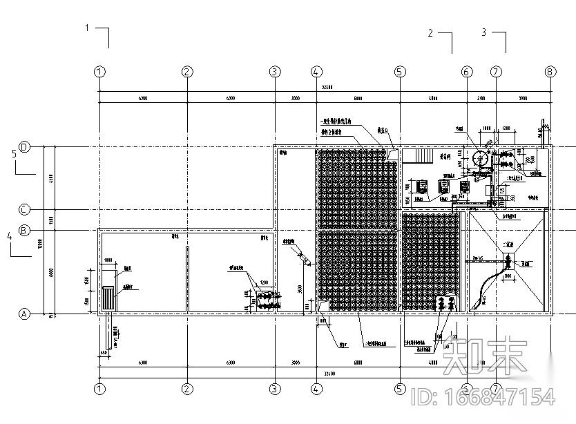 沈阳市某医院污水处理及回用图纸（CAD）施工图下载【ID:166847154】