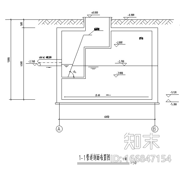 沈阳市某医院污水处理及回用图纸（CAD）施工图下载【ID:166847154】