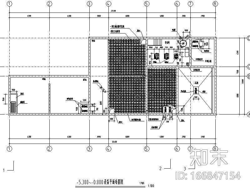 沈阳市某医院污水处理及回用图纸（CAD）施工图下载【ID:166847154】