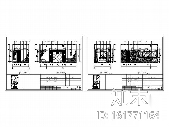 [上海]某奢华饭店包房8装修图cad施工图下载【ID:161771164】