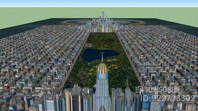 阳光城SU模型下载【ID:922738302】