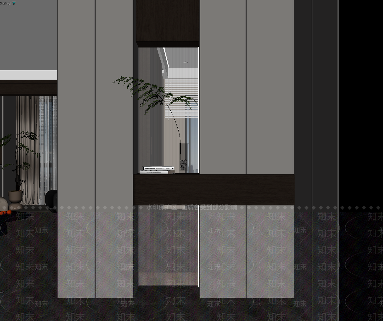 现代玄关3D模型下载【ID:1214848384】
