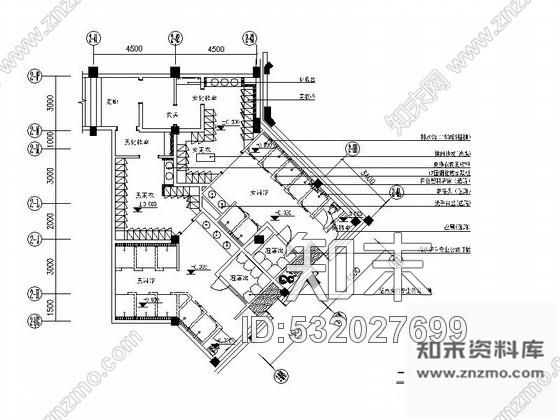 施工图豪华酒店休闲更衣淋浴区室内施工图施工图下载【ID:532027699】