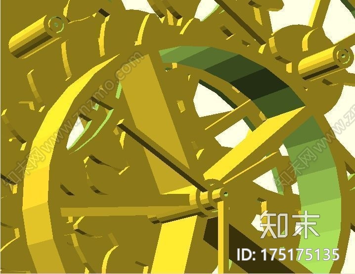 可打印的挂钟3d打印模型下载【ID:175175135】