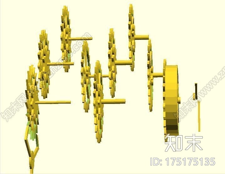 可打印的挂钟3d打印模型下载【ID:175175135】