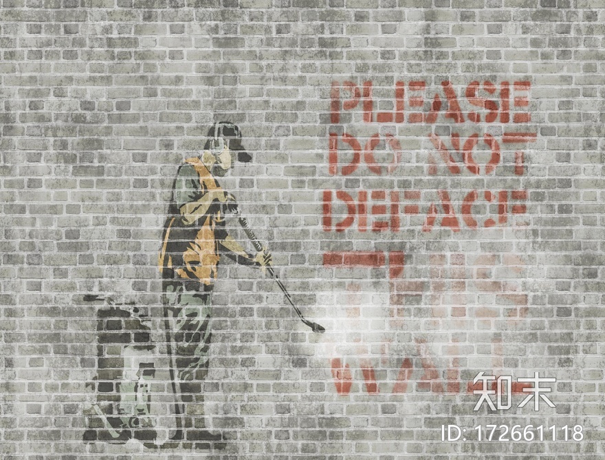 墙壁涂鸦贴图下载【ID:172661118】