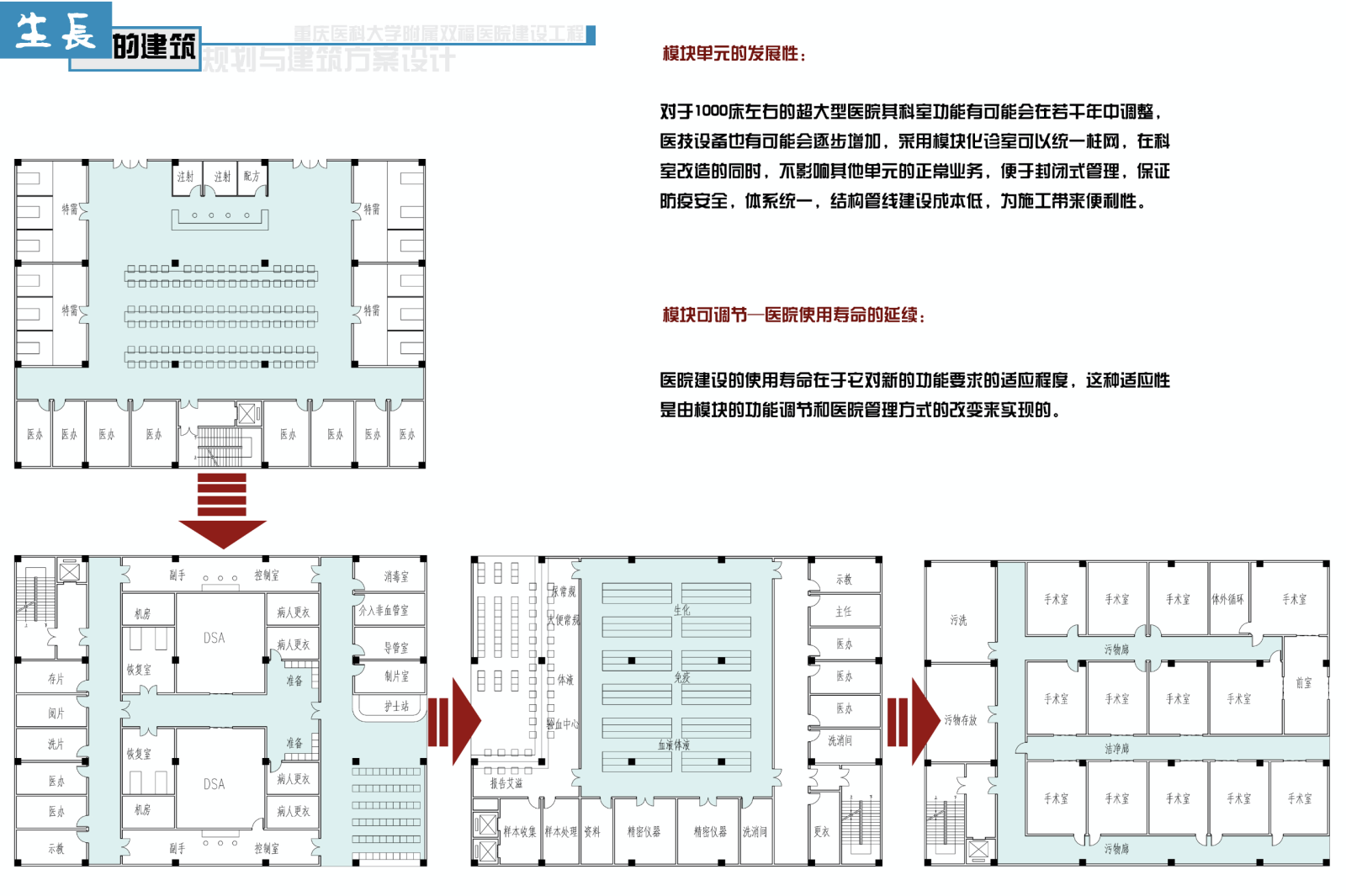 [重庆]医科大学双福医院建筑设计方案文本（SU+JPG）施工图下载【ID:151578193】